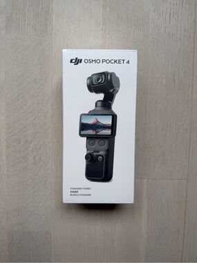 BNIB - DJI Osmo Pocket 4 - Handheld Gimbal Camera - Black